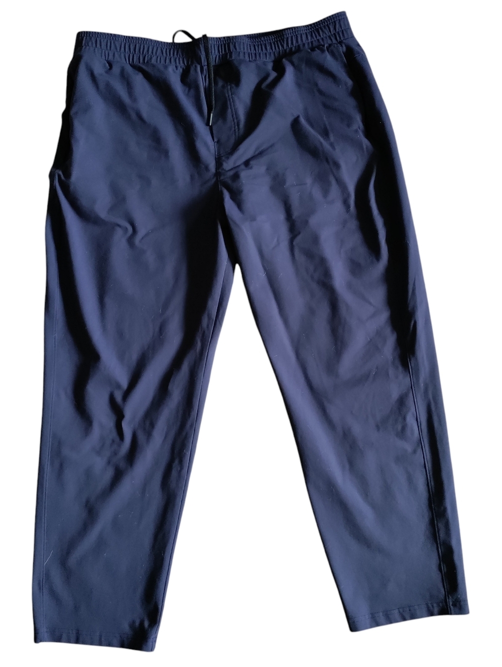 Public Rec All Day Everyday Nylon Athleisure Pants With Drawstring Navy Comfort